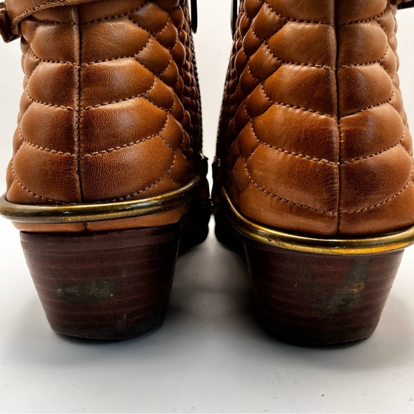 SAM EDELMAN CAMEL BOOTIE - Picture 7 of 17